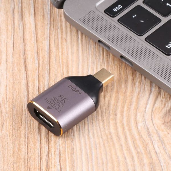 8K 60Hz HDMI 2.1 Female to Mini DP Male Adapter - Image 5
