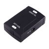 Optical Toslink Input to Coaxial RCA Output Digital Audio Converter Adapter (Black) - Image 2