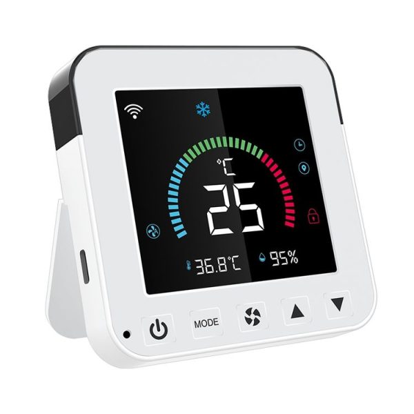 NEO NAS-RT01W WiFi Smart Color Screen Infrared Air Conditioner Controller Thermostat (White) - Image 2