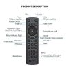G20S Pro Voice Backlight Version 2.4G Air Mouse Remote Control - Image 3