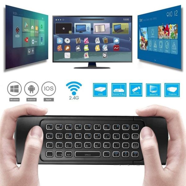 MX3-L Voice with Backlight 2.4GHz Fly Air Mouse Wireless Keyboard Remote Control - Image 7