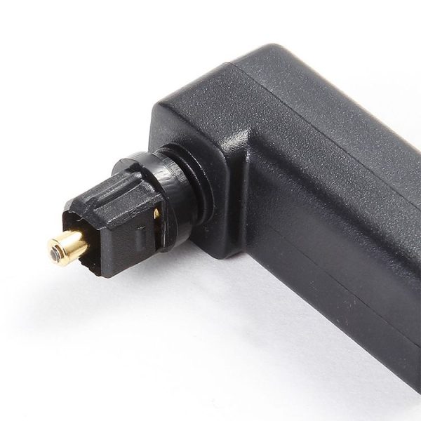 EMK 360 Degree Male to Female Conversion Head Optical Fiber Adapter Audio Adapter - Image 3