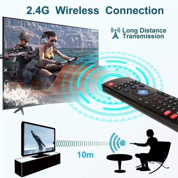 MX3-L Standard Version 2.4GHz Fly Air Mouse Wireless Keyboard Remote Control - Image 6
