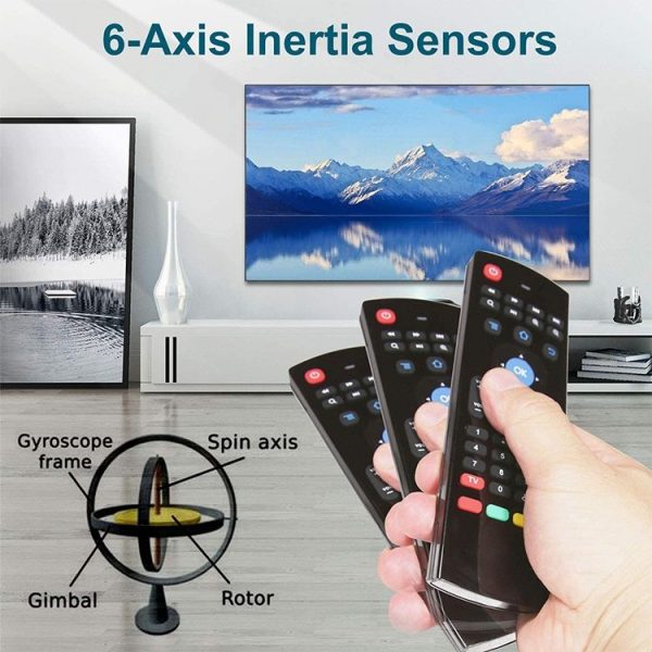 MX3-L Standard Version 2.4GHz Fly Air Mouse Wireless Keyboard Remote Control - Image 7