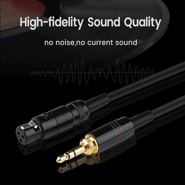 ZS0225 Headphone Audio Cable for AKG Q701 / Pioneer HDJ-2000 (Black) - Image 4