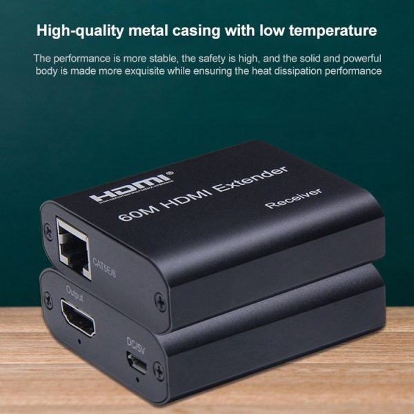 BOWU BW-HE60U 60m HDMI to RJ45 Network Extender - Image 7