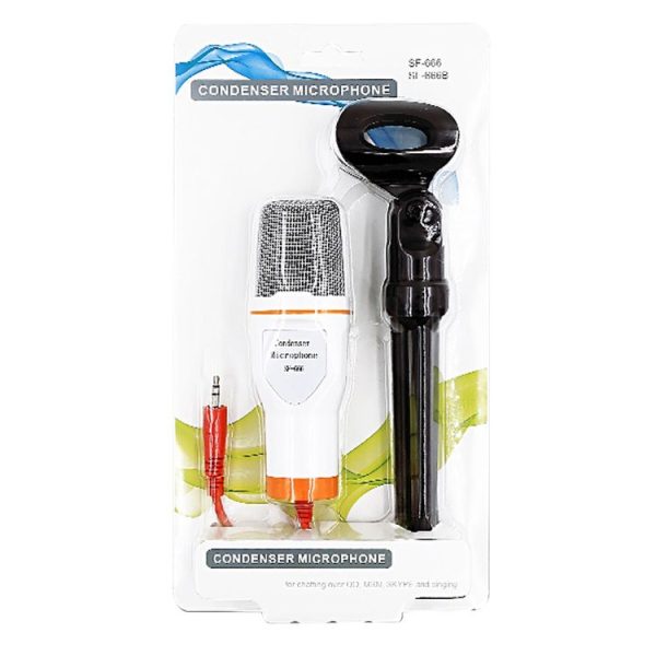Yanmai SF666 Professional Condenser Sound Recording Microphone with Tripod Holder, Cable Length: 1.3m, Compatible with PC and Mac for Live Broadcast Show, KTV, etc. (Gold) - Image 15
