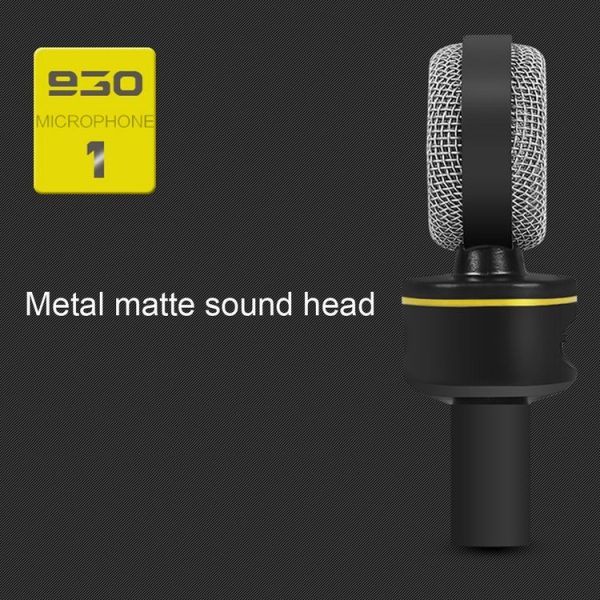 Yanmai SF-930 Professional Condenser Sound Recording Microphone with Tripod Holder, Cable Length: 2.0m, Compatible with PC and Mac for Live Broadcast Show, KTV, etc. (Black) - Image 5