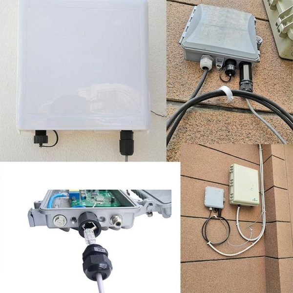 RJ45 Waterproof Connector Double Head Lan Coupler Adapter - Image 6