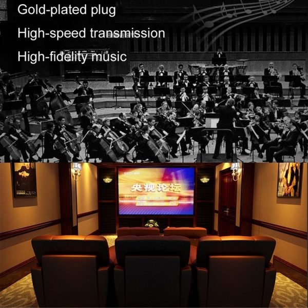 2m Gold Plated 3.5mm Jack to 2 x RCA Male Stereo Audio Cable - Image 8