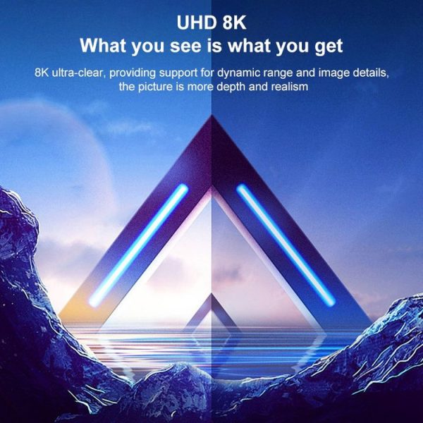 A8K-16 8K HDMI Male to HDMI Female U-bend Adapter - Image 4