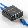 OZHW3 RJ45 1 to 2 Splitter Adapter Network 1000M LAN Ethernet Female Connector - Image 4