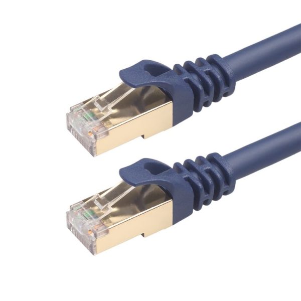 1m CAT8 Computer Switch Router Ethernet Network LAN Cable, Patch Lead RJ45 - Image 2