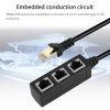 1 to 3 Socket LAN Ethernet Network RJ45 Plug Splitter Extender - Image 6