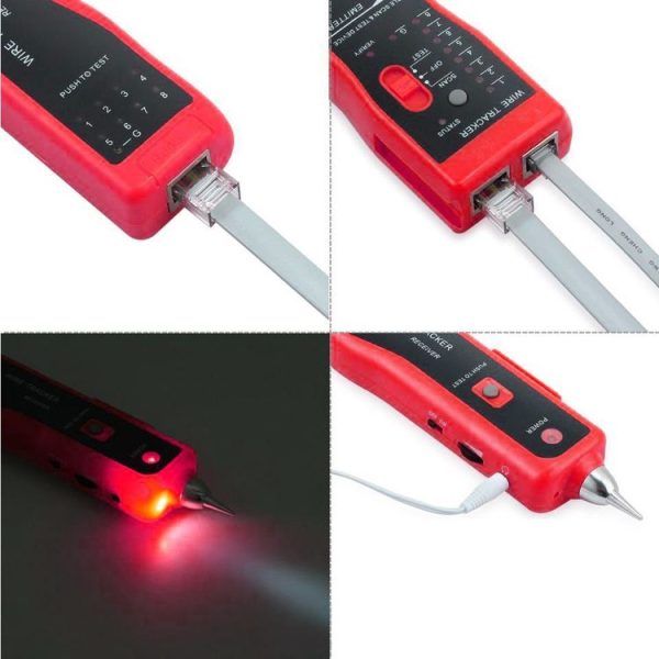 RJ11 / RJ45 Telephone Wire Tracker Ethernet LAN Network Cable Tester Detector Line Finder - Image 7