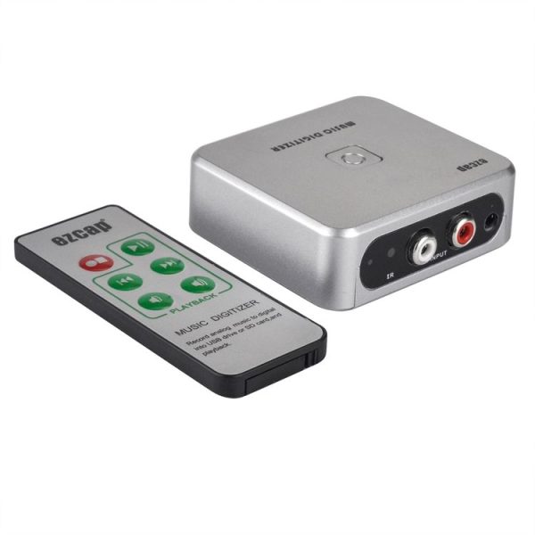 EZCAP241 Audio Capture Recorder Adapter Card, 3.5mm RCA R / L Analog Audio to MP3 Music Digitizer Converter (Silver) - Image 3