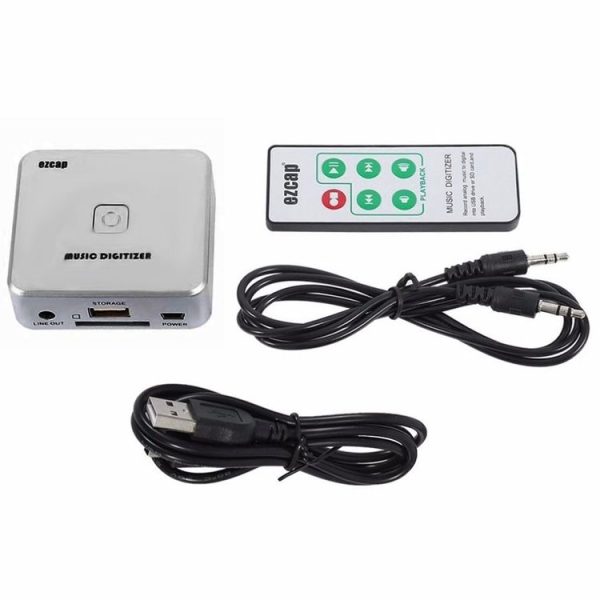 EZCAP241 Audio Capture Recorder Adapter Card, 3.5mm RCA R / L Analog Audio to MP3 Music Digitizer Converter (Silver) - Image 6