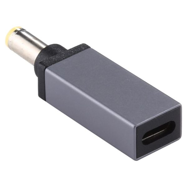 PD 18.5V-20V 5.5x2.5mm Male Adapter Connector (Silver Grey) - Image 3