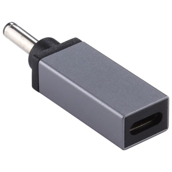 PD 19V 4.0x1.35mm Male Adapter Connector (Silver Grey) - Image 2