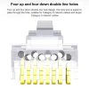 100pcs / Pack Cat5e RJ45 Connector Unshielded Pass Through Modular Plug, Gold: 3u - Image 7