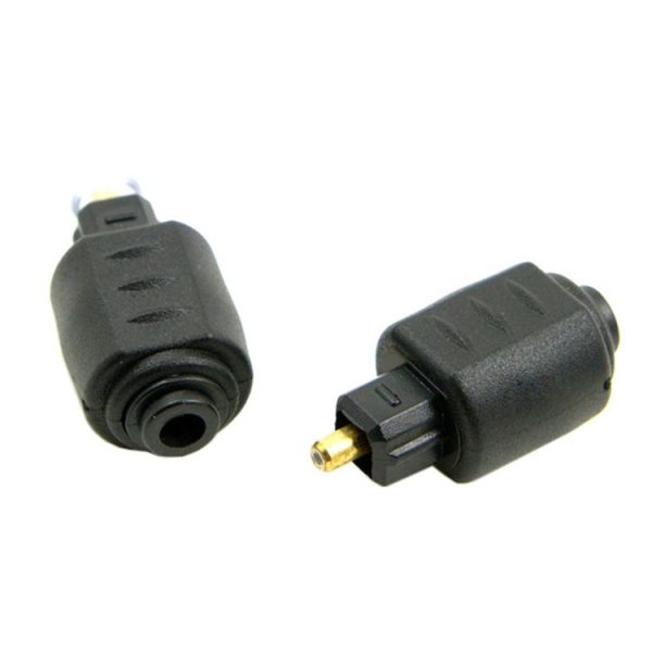 EMK Round Port to Square Port Conversion Head Optical Fiber Adapter Audio Adapter - Image 2