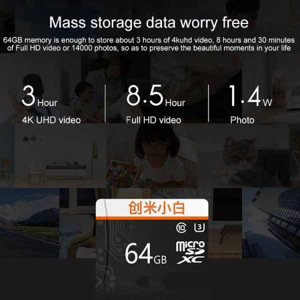Original Xiaomi Youpin 128GB microSD Video Surveillance Memory Card - Image 6