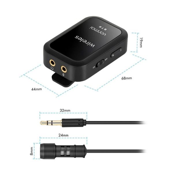 Yanmai BT8 Bluetooth Wireless Microphone (Black) - Image 3