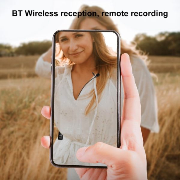 Yanmai BT8 Bluetooth Wireless Microphone (Black) - Image 7