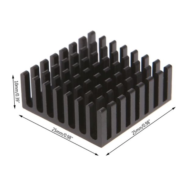 5 PCS Computer Cooler Radiator Aluminum Heatsink Heat sink for Electronic Chip Heat dissipation Cooling Pads - Image 3
