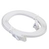2m CAT6 Ultra-thin Flat Ethernet Network LAN Cable, Patch Lead RJ45 (White) - Image 2