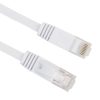 2m CAT6 Ultra-thin Flat Ethernet Network LAN Cable, Patch Lead RJ45 (White) - Image 3