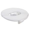 8m CAT6 Ultra-thin Flat Ethernet Network LAN Cable, Patch Lead RJ45 (White) - Image 2
