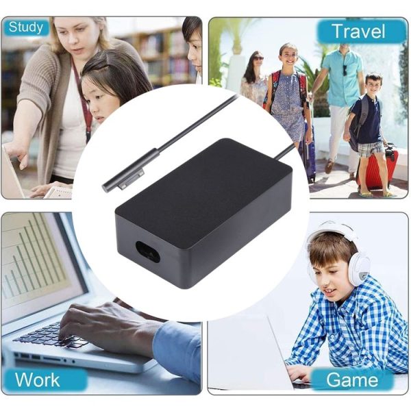 Microsoft Surface Pro 7 / 7 Plus / 8 / 9 / X & Laptop 3 / 4 / 5 65W Laptop Power Adapter (EU Plug) - Image 7