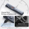 Baseus WKCD010013 Orange Dot RF2.4GHz PPT Green Laser Wireless Multimedia Presenter Page Turning Pen, Charging Version, Control Distance: 200m (Grey) - Image 4