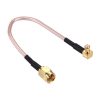 15cm SMA Male to MCX Male 90 Degree Elbow RG316 Cable - Image 2