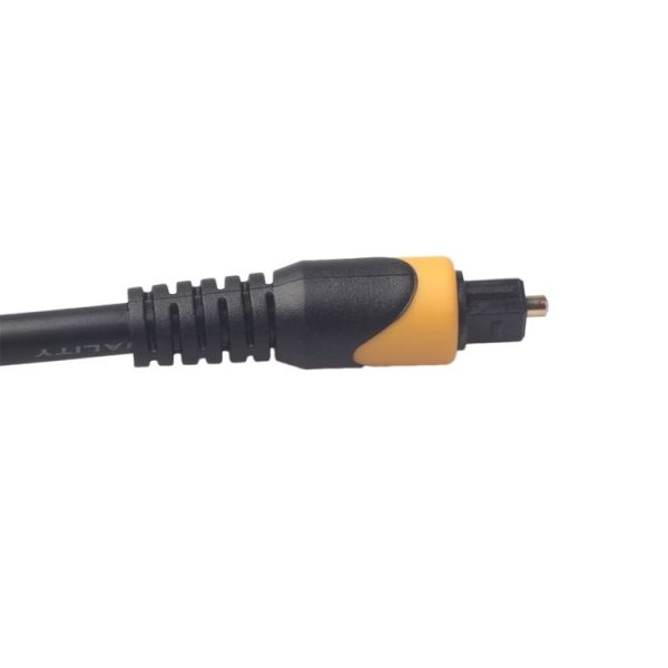 QHG01 SPDIF Toslink PVC Double Color Optic Audio Cable, Length: 1m - Image 3