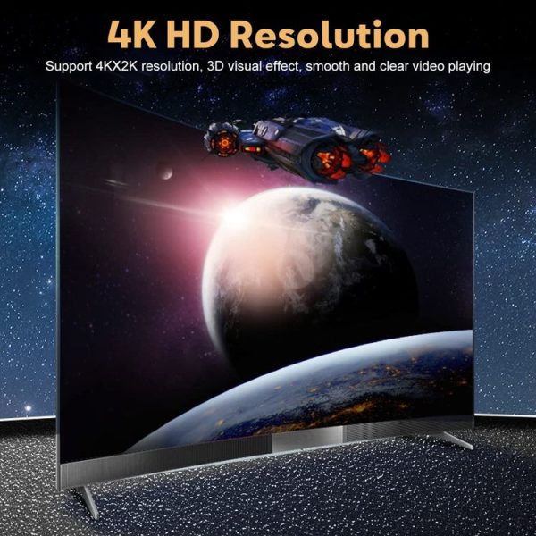 1 into 2 out HDMI 4K HD Video Splitter, with Cable - Image 8