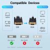 DVI to VGA Adapter Cable Computer Graphics Card Monitor Cable, Length: 1m - Image 4