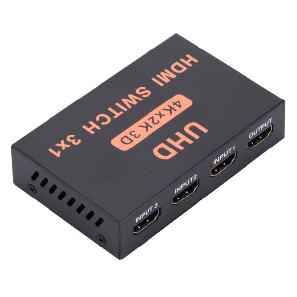 HDMI Switch 3 into 1 out 4Kx2K HD Video Switch, with Remote Control - Image 3