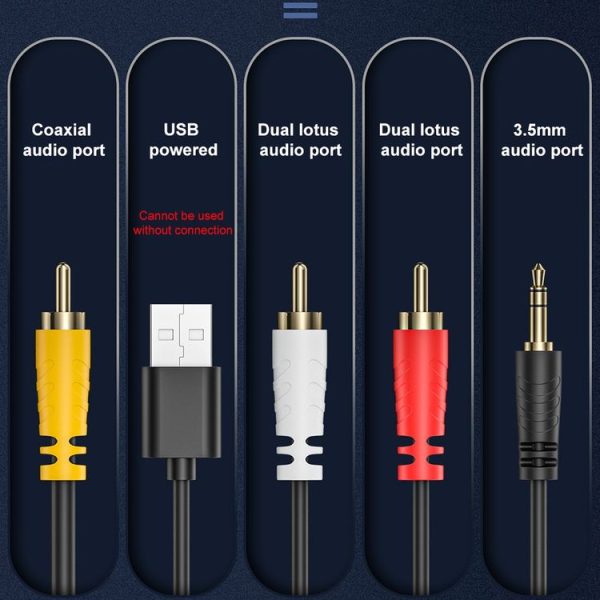 Coaxial Audio to 3.5mm + Dual RCA Converter - Image 6