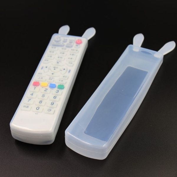 5 PCS Rabbit Design Long Air Conditioning / TV / Smart TV Box Remote Control Waterproof Dustproof Silicone Protective Cover, Size: 19.5*5*2cm - Image 2