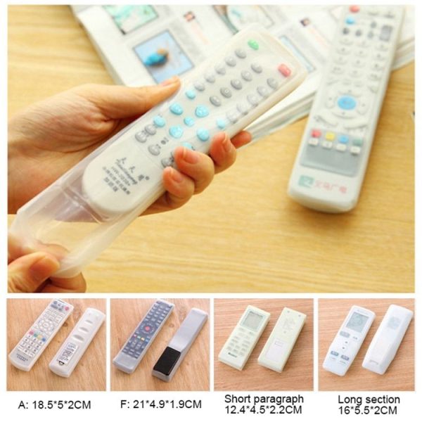 5 PCS Long Design Air Conditioning Remote Control Silicone Protective Cover, Size: 16*5.5*2cm - Image 6
