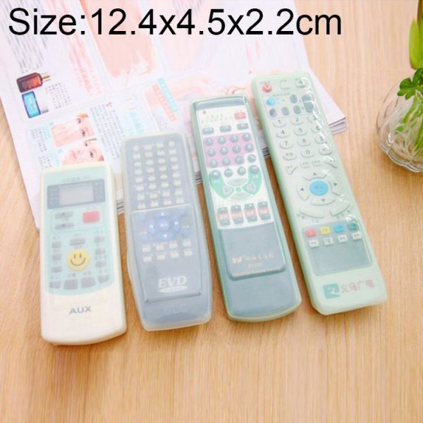 5 PCS Short Design Air Conditioning Remote Control Silicone Protective Cover, Size: 12.4*4.5*2.2cm - Image 2