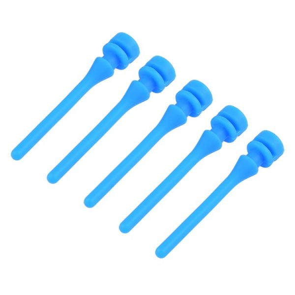 60 PCS 40mm Anti Vibration Soft Damping Nail Rubber Silicone Computer Fan Screw (Blue) - Image 2