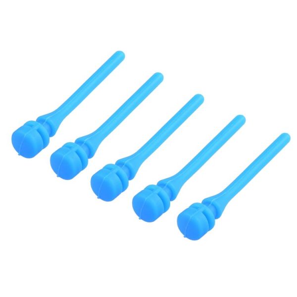 60 PCS 40mm Anti Vibration Soft Damping Nail Rubber Silicone Computer Fan Screw (Blue) - Image 3