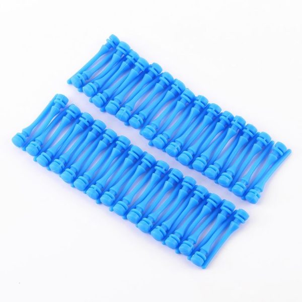 60 PCS 40mm Anti Vibration Soft Damping Nail Rubber Silicone Computer Fan Screw (Blue) - Image 4