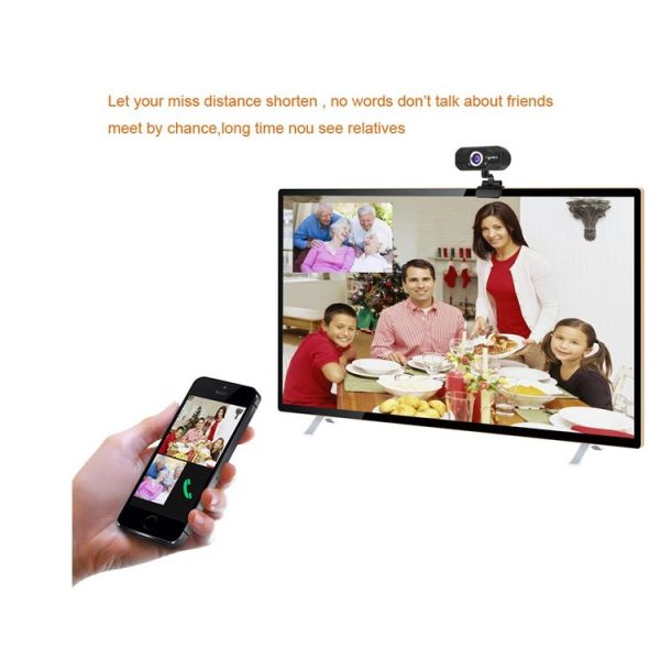 HXSJ S50 30fps 100 Megapixel 720P HD Webcam for Desktop / Laptop / Smart TV, with 10m Sound Absorbing Microphone, Cable Length: 1.4m - Image 8