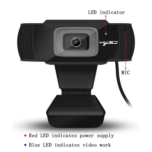 HXSJ S70 30fps 5 Megapixel 1080P Full HD Autofocus Webcam for Desktop / Laptop / Android TV, with Noise Reduction Microphone, Cable Length: 1.4m - Image 5