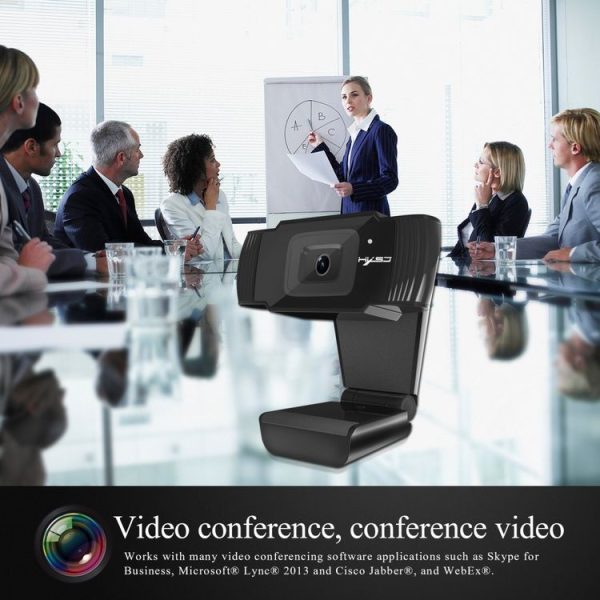 HXSJ S70 30fps 5 Megapixel 1080P Full HD Autofocus Webcam for Desktop / Laptop / Android TV, with Noise Reduction Microphone, Cable Length: 1.4m - Image 9