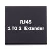 RJ45 1 to 2 Aluminum Alloy Expansion Head Extender (Black) - Image 4